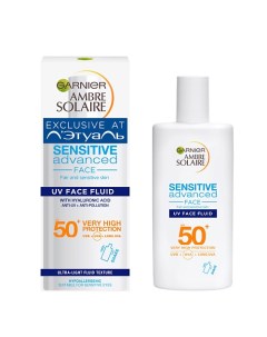 Ambre Solaire Солнцезащитный флюид для лица СПФ 50 Garnier