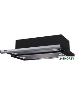 Кухонная вытяжка Kamilla Slim 600 Black inox 1 мотор 00021300 Krona