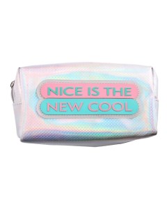 NEON SILVER BEAUTY BAG neonbeauty КОСМЕТИЧКА НЕОНОВАЯ СЕРЕБРИСТАЯ Soda