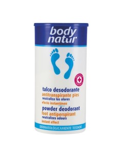 Дезодорирующая пудра антиперспирант Body natur