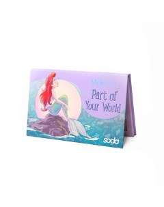 Палетка теней PART OF YOUR WORLD EYESHADOW PALETTE exploretheocean Soda