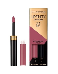 Стойкая губная помада и увлажняющий блеск Lipfinity Lip Colour Max factor