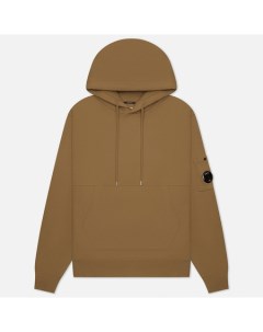 Мужская толстовка Brushed Emerized Diagonal Fleece Lens Hoodie Resist Dyed C.p. company