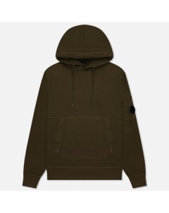 Мужская толстовка Brushed Emerized Diagonal Fleece Lens Hoodie Garment Dyed C.p. company