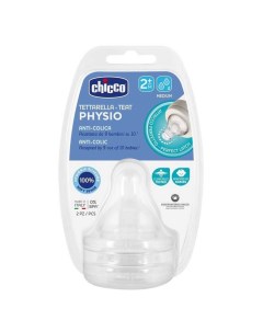 Соска Physio Perfect5, 2 мес+,силикон.,средний поток (уп.2 шт.) Philips avent