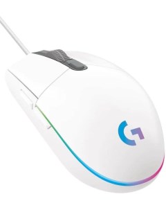 Мышь G203 Lightsync белый Logitech