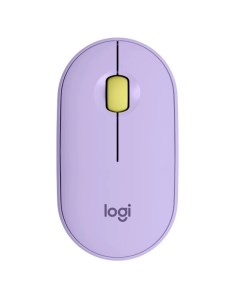 Мышь Logitech Pebble M350 Lavender Lemonade (910-006752)