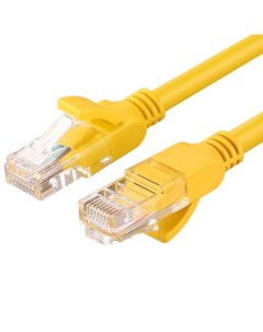 Кабель NW103-11232, сетевой, Cat5e U/UTP, 26AWG, Скорость: 100 Мбит/с, 8-жильная витая пара, 3m, Yel Ugreen