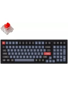 Беспроводная клавиатура Keychron K4 Pro Grey, RGB, Hot-Swap, Keychron K pro Red Switch, RU (K4P-H1-RU)