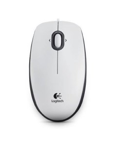 Мышь Logitech B100 Optical USB Mouse White