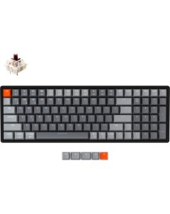 Беспроводная клавиатура K4 Black, RGB, ABS+Alum, Gateron G pro Brown Switch (K4-C3-RU) Keychron