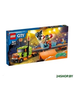 Конструктор City Грузовик для шоу каскадеров 60294 Lego