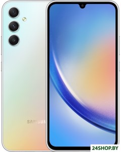 Смартфон Galaxy A34 5G SM A346E DSN 8GB 256GB серебристый Samsung