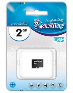 Карта памяти microSD 2 Гб SB2GBSD 00 Smartbuy