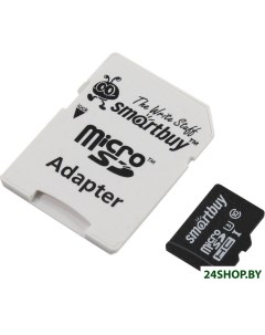 Карта памяти UHS I U3 SB64GBSDCL10U3 01 Smartbuy