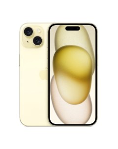 Смартфон iPhone 15 256GB желтый Apple