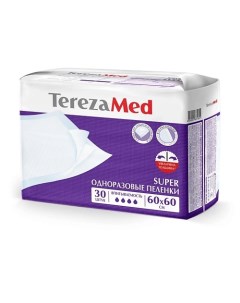 Пеленки одноразовые Super 60x60 см 30 Terezamed