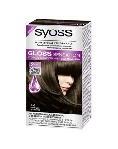 Крем краска для волос Gloss Sensation Syoss