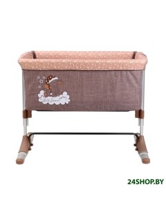 Приставная детская кроватка Sleep n Care beige elephant Lorelli (bertoni)