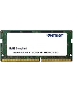 Оперативная память PATRIOT DDR4 8Gb 2133MHz PSD48G213381S Patriot (компьютерная техника)