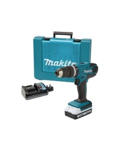 Ударная дрель шуруповерт HP457DW с 1 им АКБ кейс Makita