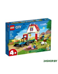 Конструктор City Ферма и амбар с животными 60346 Lego