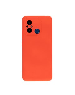 Чехол для Redmi 12C бампер Coated красный Case