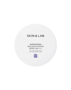 Солнцезащитный крем в формате кушона Barrierderm Mild Sun Cushion SPF 50 PA 15 Skin&lab