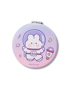 Зеркало складное Hare astronaut with a bottle с увеличением Ilikegift