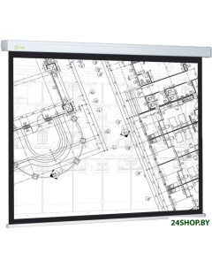 Проекционный экран Wallscreen CS PSW 124x221 Cactus