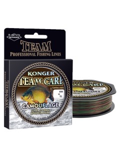 Леска TEAM CARP CAMOUFLAGE 250 350 м 0 40 мм Konger