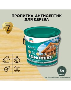 Защитно-декоративный состав Тонотекс сосна 3 л Krona