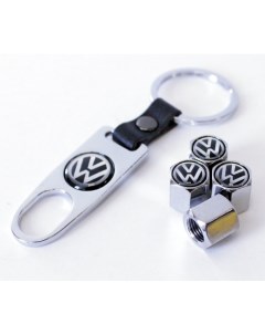 Брелок + колпачек ниппеля 4 шт. VW No brand