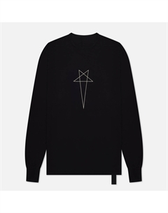 Мужской лонгслив DRKSHDW Luxor Level T Pentagram Logo Rick owens