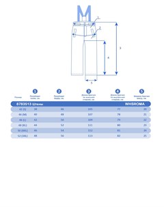 Штаны Белый 8783513 48 xl Whs