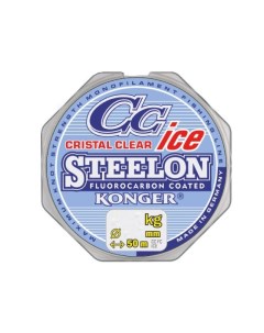 Леска STEELON CRISTAL CLEAR FLUOROCARBON ICE 50 м 0,10 мм Konger