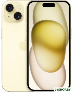 Смартфон iPhone 15 256GB желтый Apple