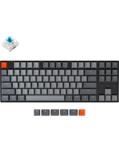 Клавиатура K8 White LED K8 G2 RU Gateron G Pro Blue Keychron