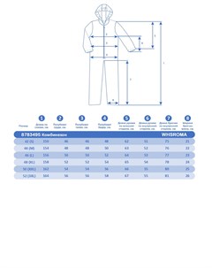 Комбинезон Голубой 8783495 42 s Whs