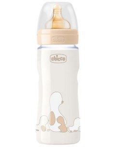 Бутылочка Original Touch Girl 4 мес PP 330 мл с латексной соской Chicco