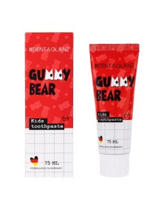 Детская зубная паста Gummy Bear #dentaglanz