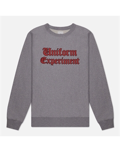 Мужская толстовка Gothic Logo Crew Neck Uniform experiment