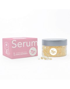 SERUM MACADAMIA Корейская сыворотка в капсулах для лица Питание и увлажнение 100 Mishipy