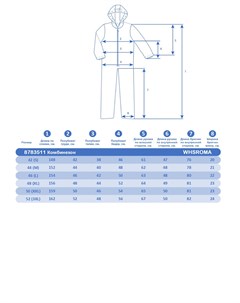 Комбинезон Розовый 8783511 48 xl Whs