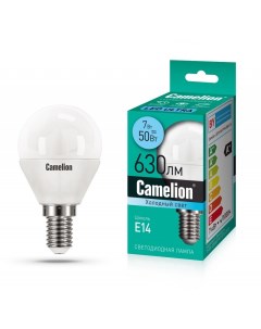 Лампа светодиодная G45 7Вт E14 4000K LED M 15062 Camelion