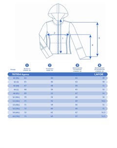 Женская горнолыжная Куртка Темно синий 767054 58 6xl Lafor