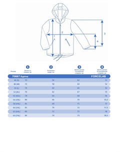 Куртка Серый 70667 62 6xl Forcelab