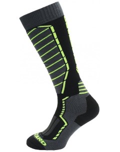 Носки горнолыжные Profi Ski Socks Black Anthracite Signal Yellow Blizzard