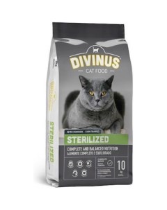 Cat Sterelized Сухой корм для стерилизованных кошек, 10 кг Divinus