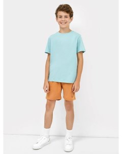 Прямые хлопковые шорты песочного цвета для мальчиков Mark formelle